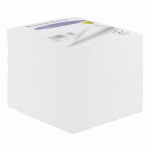 RECHARGE BLANCHE SUPPLÉMENTAIRE POUR BLOC-CUBE PLEXI 90 X 90 MM - NON ENCOLLÉE - BLOC DE 580 FEUILLES