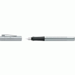 FABER-CASTELL STYLO PLUME GRIP 2011, EF, ARGENT