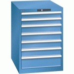 ARMOIRE BLEU CAP. 564X725X800 AVEC 7 TIR. 75KG _ 14.367.040 - LISTA