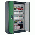 ARMOIRE SÉCURITÉ Q-PEGASUS-90 Q90.195.120.WDAC GRIS/VERT - ASECOS