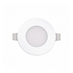 DELITECH - BLANC CHAUD - ENCASTRABLE LED EXTRA-PLAT - 3W - ROND - D85MM ® - BLANC CHAUD