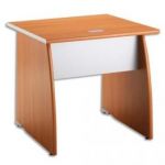 GAUTIER BUREAU DROIT PIED PANNEAU TWIN  DIMENSIONS L80 X H74 X P80 CM