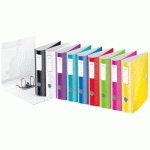 LOT DE 2 - CLASSEUR ACTIVE WOW, 180 DEGRÉS, 80 MM, MENTHE