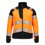 PORTWEST T171 VESTE BAFFLE HYBRIDE HV POUR FEMME PW3 ORANGE/NOIR - TAILLE XXXL