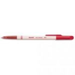 REYNOLDS STYLO À BILLE POINTE FINE ENCRE ROUGE CORPS PLASTIQUE COULEUR À CAPUCHON 045