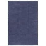 VIDAXL - TAPIS RECTANGULAIRE BLEU MARINE 120X180 CM COTON