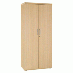 ARMOIRE HAUTE BOIS H 183 X L 80 CM SHINY CHÊNE CLAIR