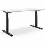 BUREAU RÉGLABLE STEELFORCE PRO 670 SLS - 200CM - NOIR GRIS - ACTIFORCE
