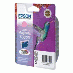 CARTOUCHE ENCRE EPSON T0806 MAGENTA CLAIR - CARTOUCHE AUTHENTIQUE