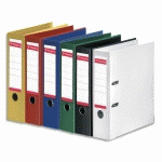 CLASSEUR A LEVIER PERGAMY - POLYPROPYLENE INTERIEUR/EXTERIEUR - DOS 8 CM - A4 - COLORIS ASSORTIS STANDARDS - LOT DE 10