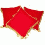 COUSSIN VELOURS : COULEUR - BLEU ROI