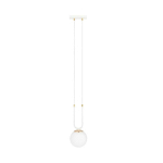 EMIBIG LIGHTING SUSPENSION GLAM, BLANCHE/OPALE, UNE LAMPE