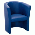 FAUTEUIL PREMIUM 1 PLACE - SIMILI CUIR BLEU