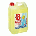 NETTOYANT SOLS ET SURFACES BRUNEAU CITRON - BIDON DE 5 L