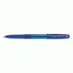 STYLO BILLE PILOT SUPER GRIP G A CAPUCHON - GRIP ERGONOMIQUE - POINTE EXTRA-LARGE RECHARGEABLE - BLEU