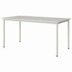 TABLE MALIBU 160X80 T6 4P STRA ABS BLC SEL W911/BLC 9016