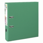 CLASSEUR À LEVIER PREM'TOUCH INTÉRIEUR ET EXTÉRIEUR EN POLYPROPYLÈNE - DOS 80MM - A4 MAXI. - VERT - LOT DE 10
