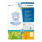 HERMA ETIQUETTES 100% RECYCLÉES HERMA - 63,5 X 38,1 MM - BOÎTE DE 2100 ÉTIQUETTES