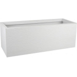 JARDINIÈRE GRAPHIT'UP - BLANC CÉRUSÉ - 57L - 13758 EDA PLASTIQUES