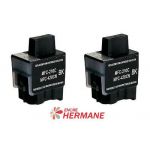 LOT DE 2 CARTOUCHES  COMPATIBLE BROTHER LC900BK NOIRE