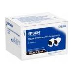 PACK DE 2 TONERS NOIRS EPSON SÉRIES WORKFORCE AL-C300