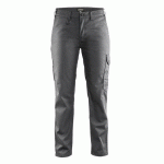 PANTALON DE TRAVAIL INDUSTRIE FEMME GRIS/NOIR TAILLE 46 - BLAKLADER