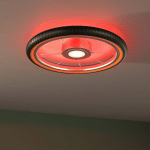 EVOTEC PLAFONNIER LED WHEEL, RGB, NOIR