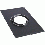 PLAQUE DE PROPRETÉ INOX ÉMAIL NOIR - 300 X 500 MM - DIAMÈTRE 100 MM TEN