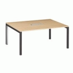 TABLE DE RÉUNION HÊTRE TEAM LINE ANTHRACITE