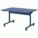 TABLE MALIBU RAB 120X80 T4 DL ST ANTIB BLE U525/NO BLEU 5005