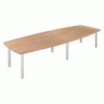 TABLE MODULAIRE ORME FREGATE 14 PERSONNES PIÉTEMENT ALU