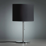 TECNOLUMEN WALTER SCHNEPEL, LAMPE À POSER ANTHRACITE