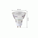 ARCCHIO AMPOULE LED GU10 2,5W 6500K 450LM VERRE SET DE 2 PIÈCES