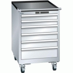 ARMOIRE GRIS CLAIR 564X572X890 AVEC 6 TIR. 75KG _ 14.245.020 - LISTA
