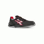 BASKETS DE SÉCURITÉ BASSES - LISBONA - S3 CI SRC ESD - NOIR ET ROUGE - T38 UPOWER