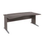 BUREAU DIRECTION EVOLUTION 2 - L. 180 X P. 90 CM - PLATEAU 'CÈDRE' - PIEDS L 'CÈDRE'.