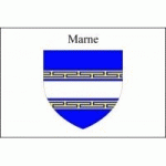 DRAPEAU MARNE : DIMENSIONS - 100 X 150 CM