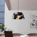 EGLO PONTEFRACT SUSPENSION EN ACIER, NOIRE