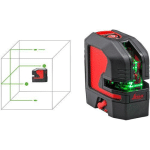 LASER CROIX 2 LIGNES ET 5 POINTS - VERT - 30M - TRIPLE ALIMENTATION - EN MALLETTE - LEILINOL2P5G