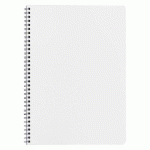 LOT DE 5 - CAHIER SPIRALE BUDGET A4 21 X 29,7 CM PETITS CARREAUX 100 PAGES