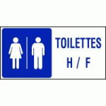 PANNEAU TOILETTES H/F