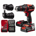 PERCEUSE VISSEUSE SANS FIL - TE-CD 18/45 3X-LI + 22 ACCESSOIRES EINHELL