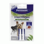 PHYTOSOIN PIPETTES INSECTIFUGES - POUR PETIT CHIEN - LOT DE 2 RIGA