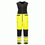 PORTWEST T150 SALOPETTE IMPERMÉABLE HV PW3 (3L) JAUNE/NOIR - TAILLE L