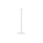 POTEAU DE SIGNALISATION PVC BLANC SUR SOCLE À LESTER