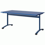 TABLE MALIBU 160X80 T5 DL STRA ABS BLEU U525/BLEU 5005