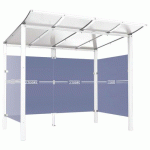 ABRI BUS MODULO 2.50 M AVEC BARDAGES LATÉRAUX - BLANC 9010 - PROCITY