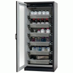 ARMOIRE SÉCURITÉ Q-DISPLAY-30 Q30.195.086.WDFW GRIS/JAUNE - ASECOS
