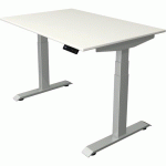 BUREAU ASSIS/DEBOUT MOVE4 ÉLECTR. L120XP80XH64-129CM BLANC - KERKMANN