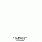 CAHIER ECO - PIQUE - COUVERTURE POLYPRO - 96 PAGES - 24 X 32 CM - 90G - PETITS CARREAUX - INCOLORE